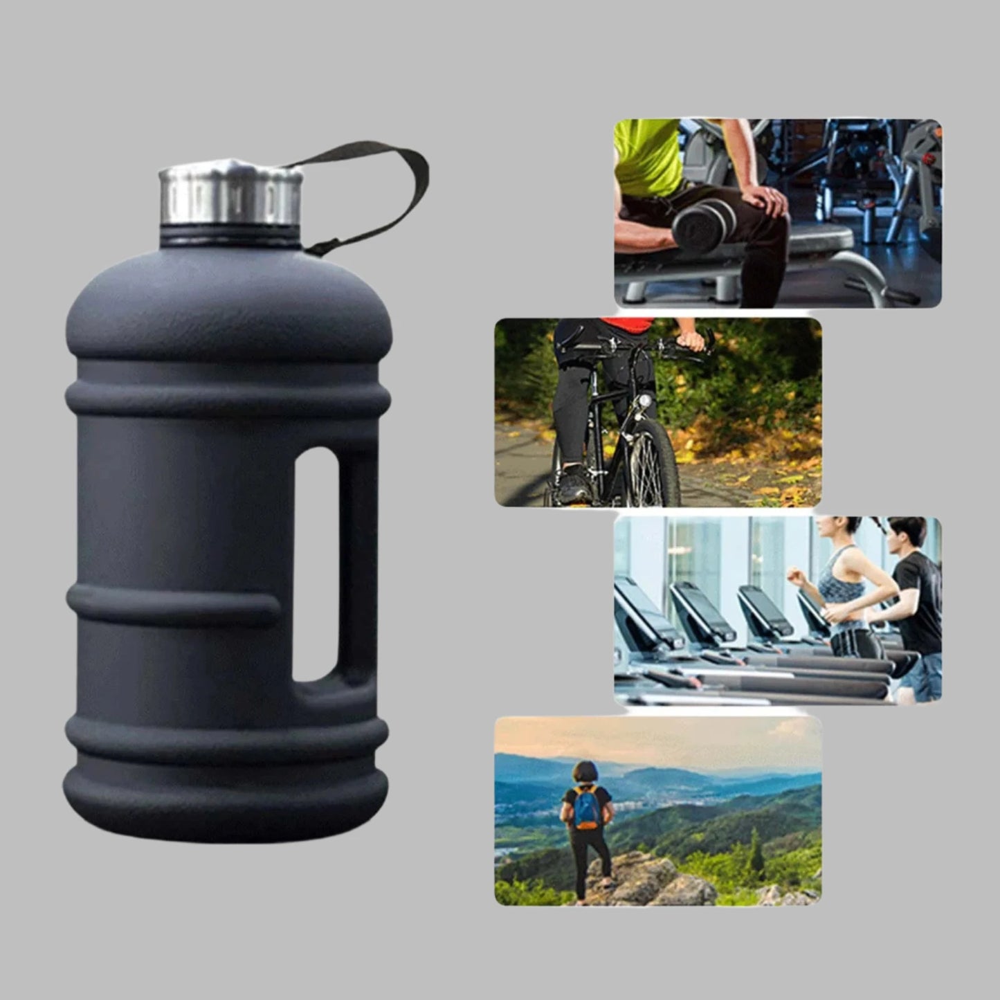 2.2L Large Fitness, Gym/Sport Bottle